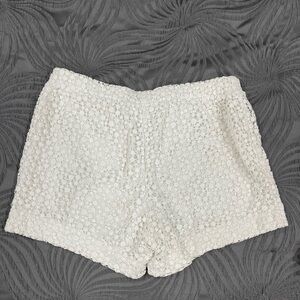INC White crochet shorts in White No tags Never worn elastic waist
